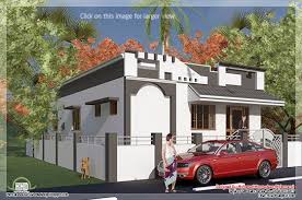 Tamilnadu Style Single Floor House In