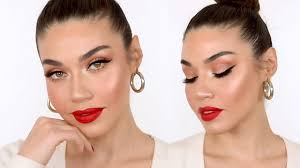 holiday glam winter makeup
