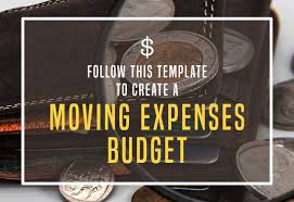 Follow This Template To Create A Moving Expenses Budget