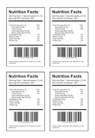 best nutrition facts label maker with