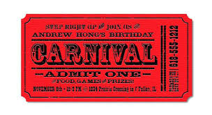 Carnival Theme Party Invitations Templates Template Maker