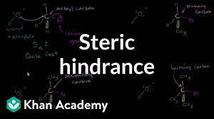Steric Hindrance Substitution And Elimination Reactions