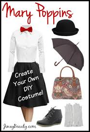 Find great deals on ebay for mary poppins umbrella. Diy Mary Poppins Costume Jinxy Beauty