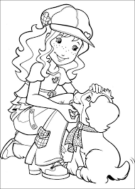 Holly hobbie sleeping on chair. Holly Hobbie Coloring Pages Books 100 Free And Printable