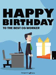 It's your card, make it the size you want. A Huge Gift Happy Birthday Co Worker Cards Birthday Greeting Cards By Davia