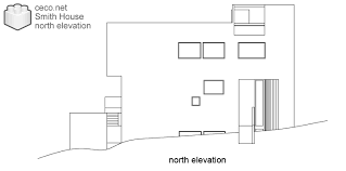 autocad drawing smith house north