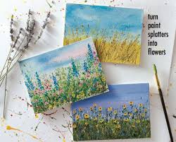 Let Your Paint Splatters Bloom Into