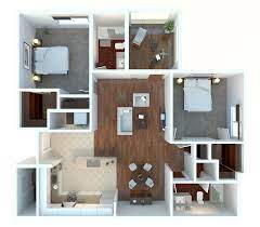minimalist two bedroom apartment