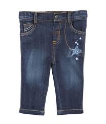 Beebay Embroidered Jeans Denim Blue Color Jeans For Kids