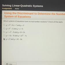 Equations Have No Real Number Solutions