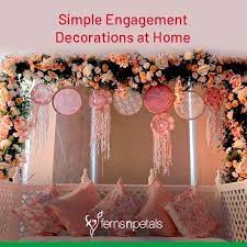 engagement decoration at home
