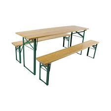 Beer Garden Table And Benches Set 183cm