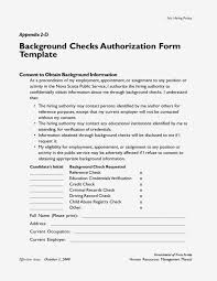 Reference Check Consent Form Sample