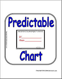 Sign Predictable Chart Abcteach