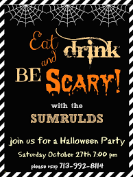 Awesome Free Halloween Invitation Templates Best Sample Excellent
