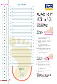 Shoes Sox Measure And Fit Toddler Shoe Size Chart