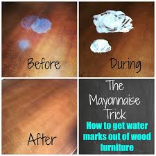 Water Stain On Wood Remove Water Stains