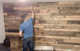 Pallet Wood Accent Wall Ashley Diann