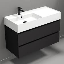 Black Bathroom Vanity Floating