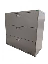 gray hon 3 drawer lateral filing
