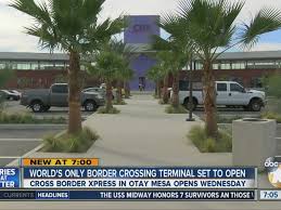 cross border airport terminal set to open