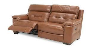 dfs bowness brandy leather 3 2 seater