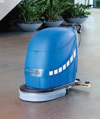 battery powered automatic scrubber