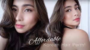 affordable permanent korean hair curls