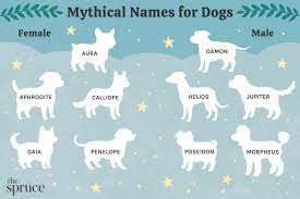 150 mythical names for dogs