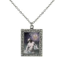 Maybe you would like to learn more about one of these? Photo Collage Art Design Star Tarot Card Pendant Necklace