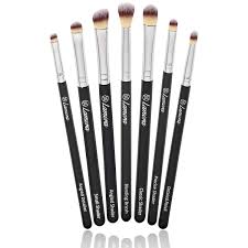 soft synthetic eye makeup brushes