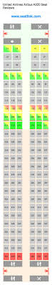 United Airlines Airbus A320 Seating Chart Updated December