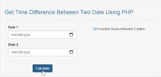 get time difference between two date