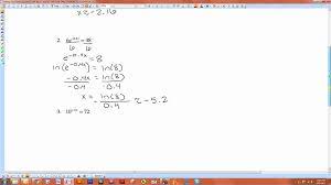 solving exponential equations with base