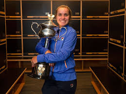 It was first awarded to fred perry at the. In Pictures Sofia Poses With Australian Open Trophy Sports Photos Gulf News