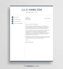 modern cover letter template instant