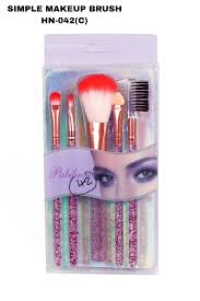 plastic simple makeup brush set
