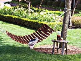 swing made of old wine barrels