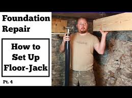 foundation repair how to set up floor