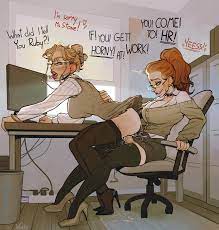 Office futanari