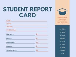 Many schools choose to share report cards and student progress reports more often. Customizable Student Report Card Templates