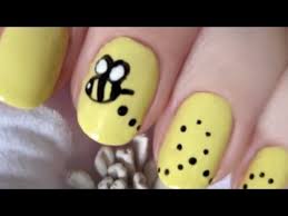 beautiful ble bee nails you