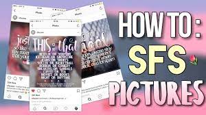 how to sfs pictures collab with