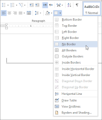 Click on the page borders item in the page background group of design tab; Remove A Line In Word Word
