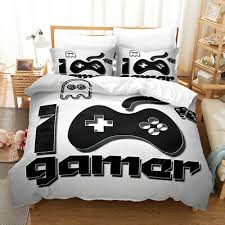 game gamer duvet cover bedding set