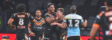 With the departure of key playmakers benji marshall and harry grant and the arrival of a couple of recruits with something to. Wests Tigers Finish Strongly To Down Sharks Wests Tigers