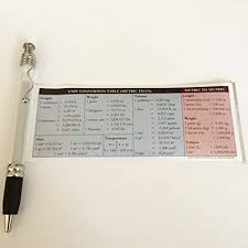 Buy Chemistry Physics Engineer Cooking Unit Conversion Pen