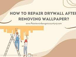 repair drywall after removing wallpaper