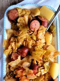 slow cooker kielbasa with cabbage and