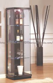 Glass Display Cabinet With Frameless